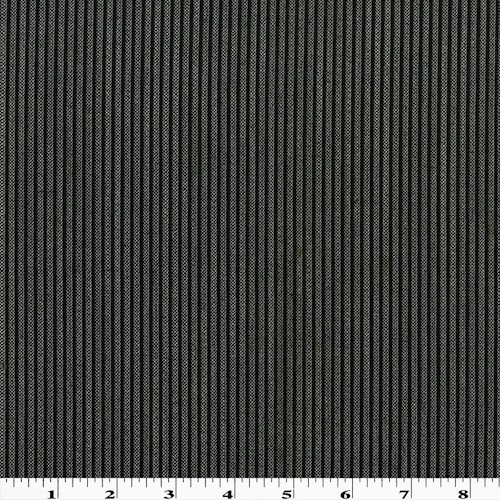 Black/Vintage White Wool Blend Striped Suiting APS00235