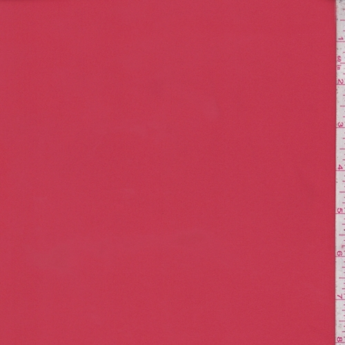 Poppy Red Polyester Suiting