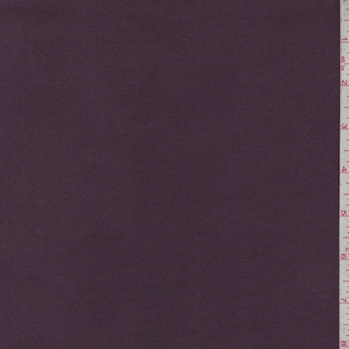 Plum Cotton Stretch Twill