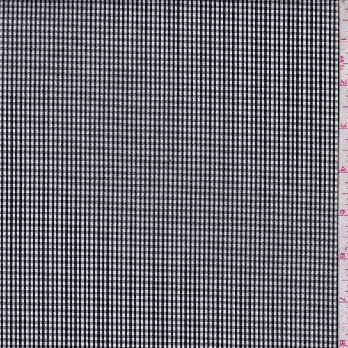 Black/White Textured Gingham