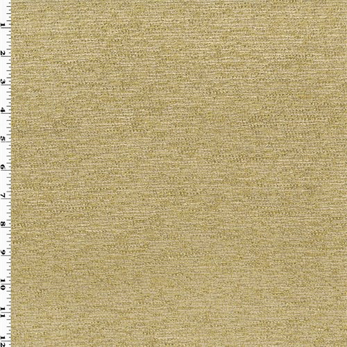 * 2 YD PC--Light Beige Texture Chenille Home Decorating Fabric