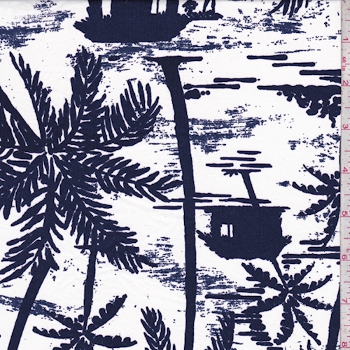 White/Dark Violet Hut Reversible Swimwear