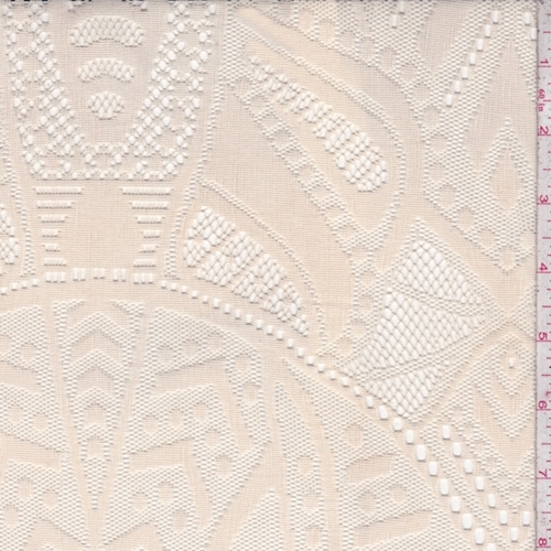 Corozo Beige Deco Stretch Lace