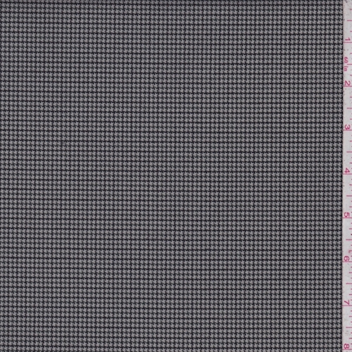 Taupe Grey/Black Houndstooth Check Jacketing