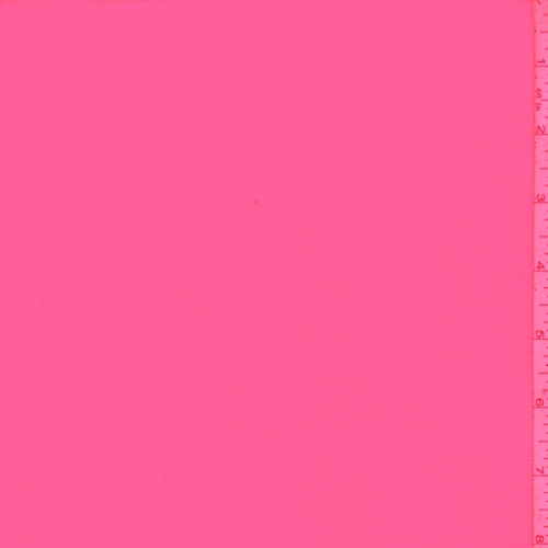 Neon Pink Double Brushed Jersey Knit