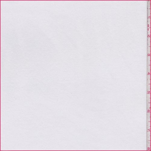 White Double Brushed Jersey Knit