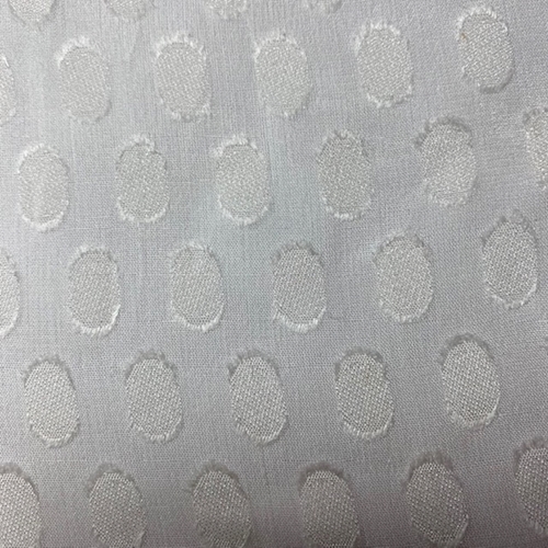 Ivory Clip Dot Chiffon