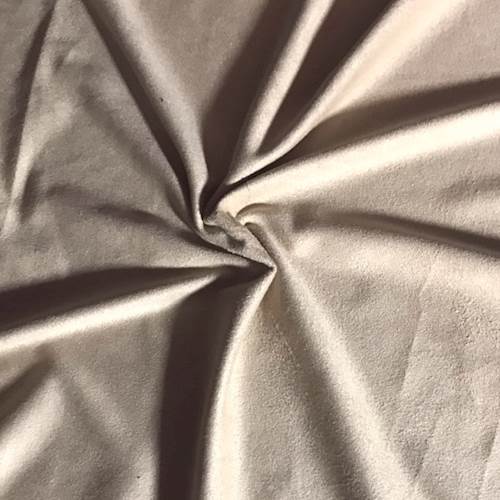 *2 1/4 YD PC--Light Beige Knit Microsuede