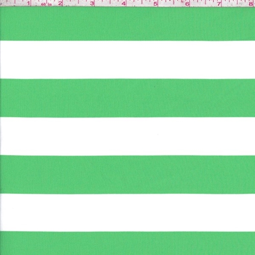 Lime/White Stripe Knit Activewear