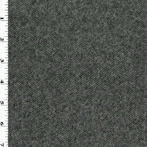 Faded Black/Gray/White Wool Blend Tweed Jacketing APS00399