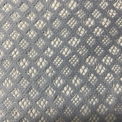 Blue Smoke Lattice Lace
