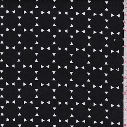 Black Sunburst Laser Cut Suede