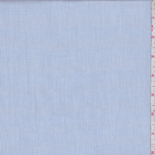 Blue/White Micro Stripe Shirting