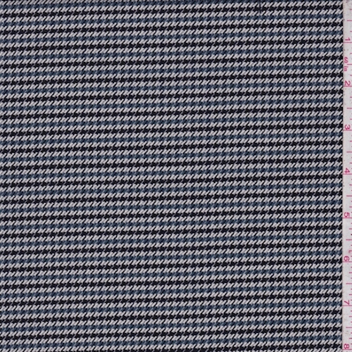 Grey/Slate/Black Houndstooth Suiting