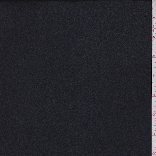 Metallic Navy Crepe Georgette