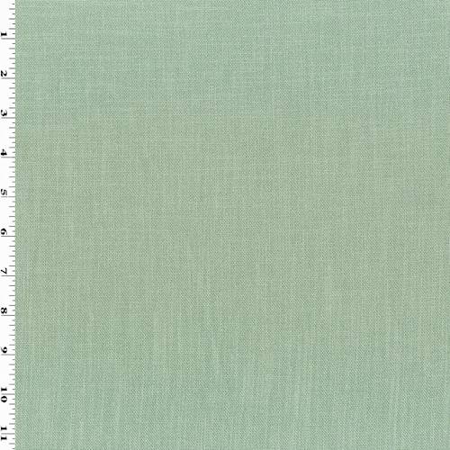 * 6 YD PC--Spa Green Micro Basketweave Home Decorating Fabric