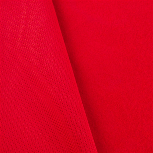 *3 YD PC--Crimson Red Pique Double Knit