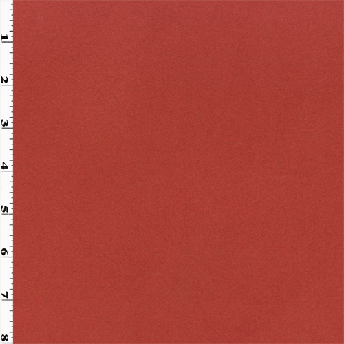 *4 1/2 YD PC--Double Sided Sweatshirt Fleece - Red-Orange