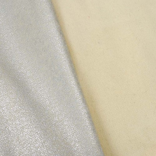 Silver/Beige Printed Wool Blend Woven Jacketing APS00648
