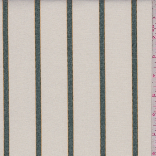 Cream/Jade Stripe Oxford