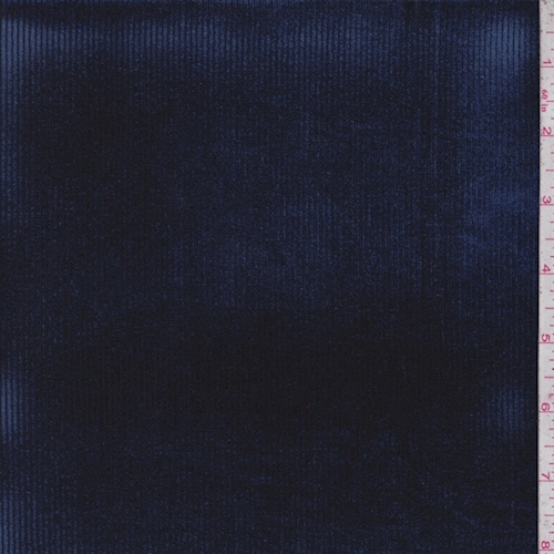 Deep Sapphire Velvet Corduroy
