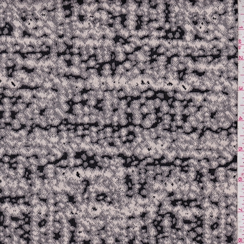 Black/Stone/Cream Pebble Jacquard Knit