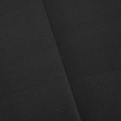 Classic Black Wool Doubleweave Dobby Suiting APS00354