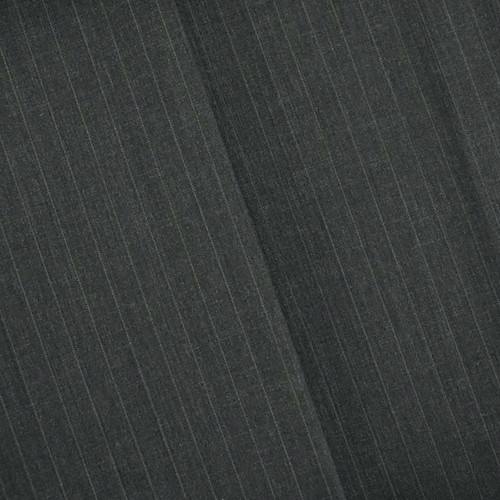 Faded Navy/Gray Tropical Wool Blend Pinstripe Shirting APS00363