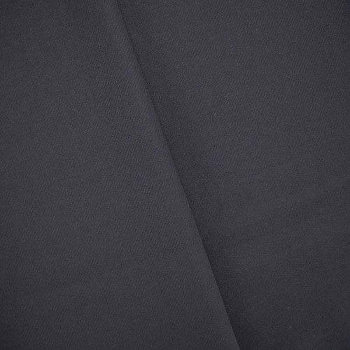 Dark Navy Blue Wool Blend Twill Woven Suiting APS00360