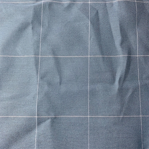 Dusty Blue Check Oxford Shirting