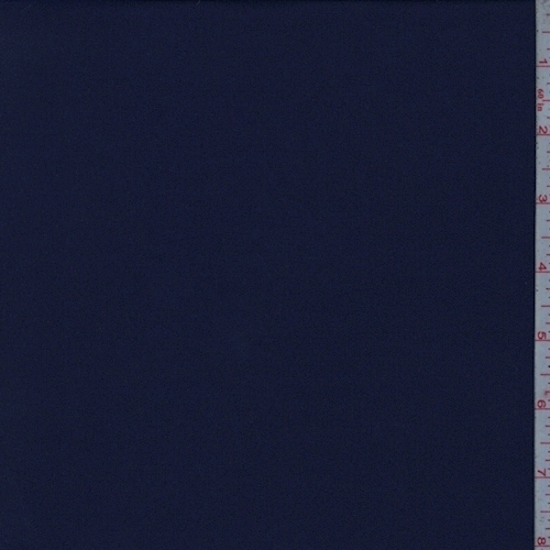 Dark Navy Polyester Suiting