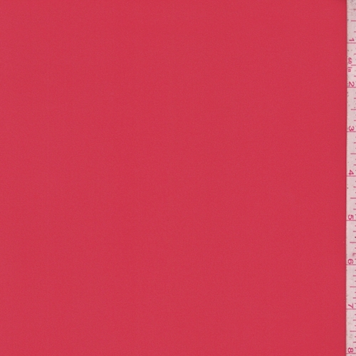 Lipstick Red Polyester Suiting