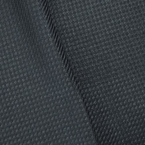 Black/Deep Gray Wool Blend Woven Twill Suiting