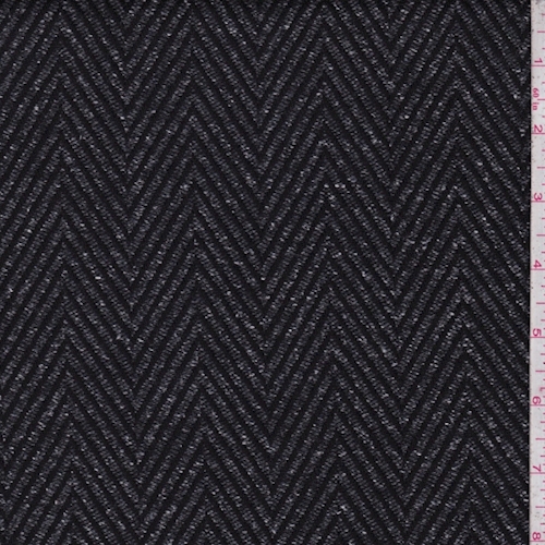 Charcoal Tweed Herringbone Jacketing