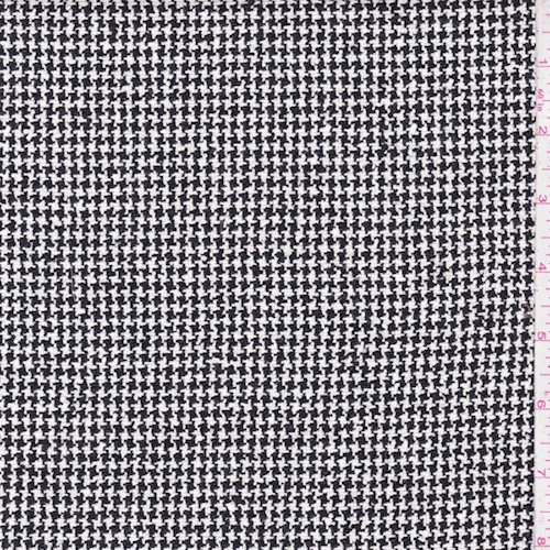 Black/White Mini Houndstooth Jacketing