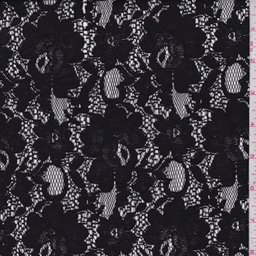 Tuxedo Black Floral Lace