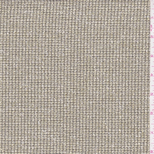 Straw/Black/White Textured Dobby Woven Jacketing