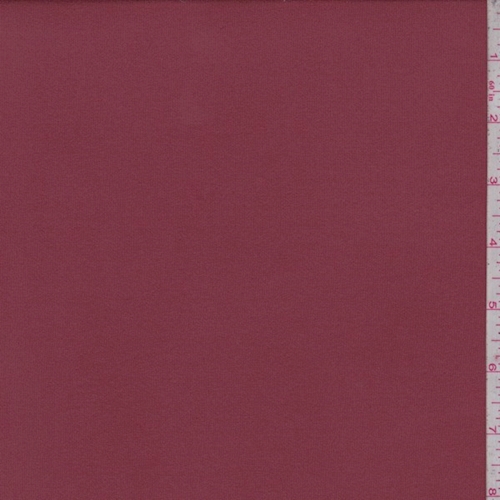 *2 YD PC--Dusty Red Double Brushed Jersey Knit