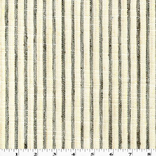 Ivory/Gray/Taupe Stripe Slub Woven Home Decorating Fabric DFW61024
