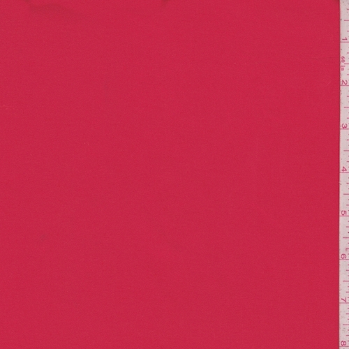 Cherry Red Stretch Poplin