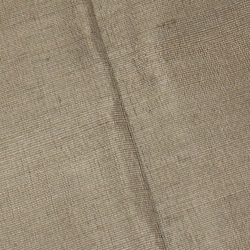 Taupe Gray Slubbed Silk Blend Rib Woven Decorating Fabric DFW59374