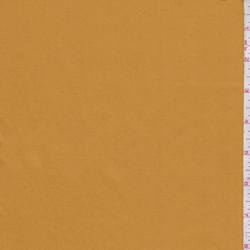 Golden Ochre Stretch Poplin