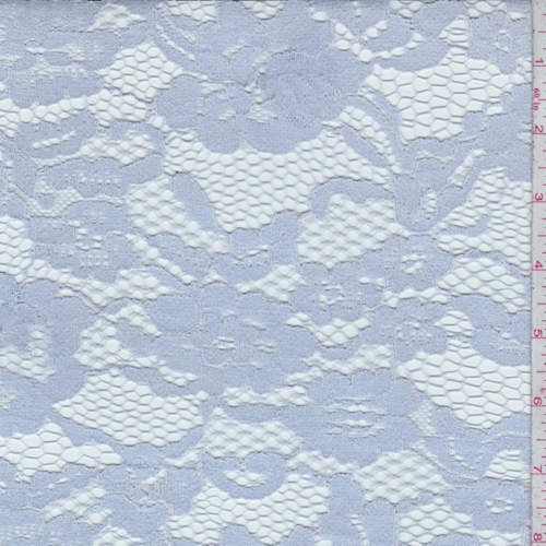 Pale Lavender Floral Lace