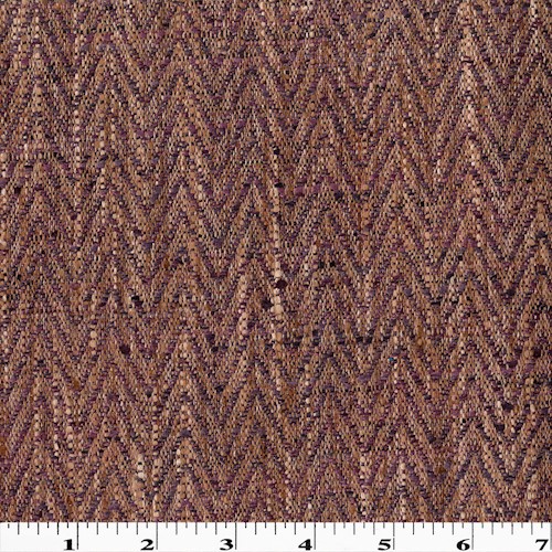 Plum/Beige Multi Chevron Woven Damask Home Decorating Fabric DFW61114
