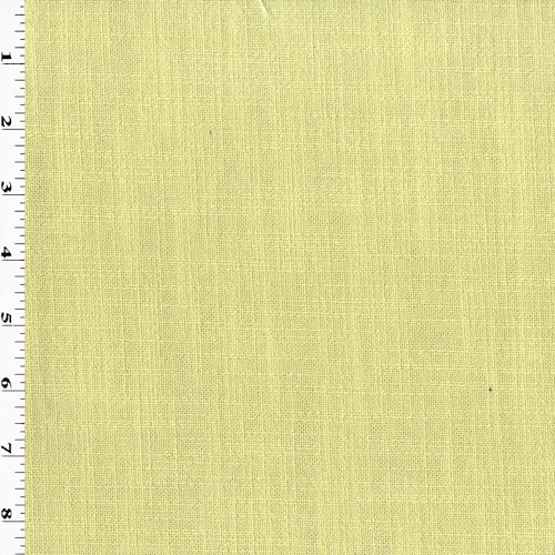 Chartreuse Green Slub Woven Home Decorating Fabric DFW61096