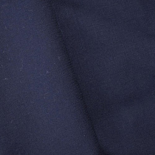 Shallow Navy Blue Wool Woven Suiting APS00822