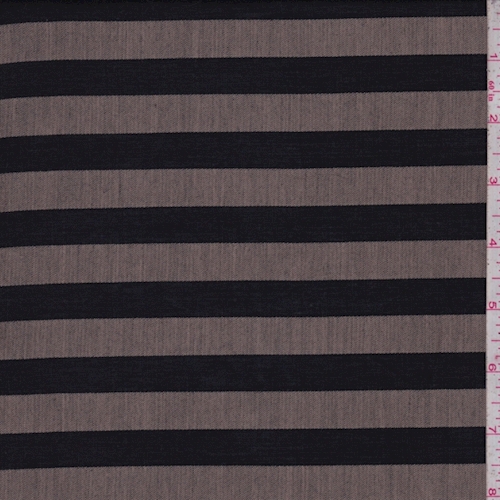 Black/Bronze Satin Stripe Lawn