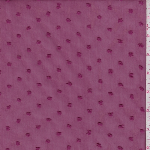Mulberry Dot Chiffon