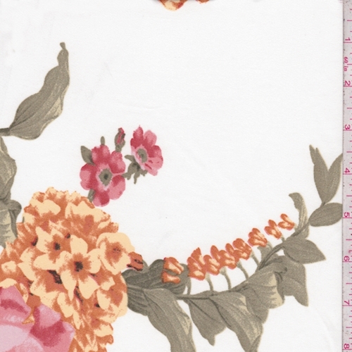 ITY Light Cream Hydrangea Jersey Knit