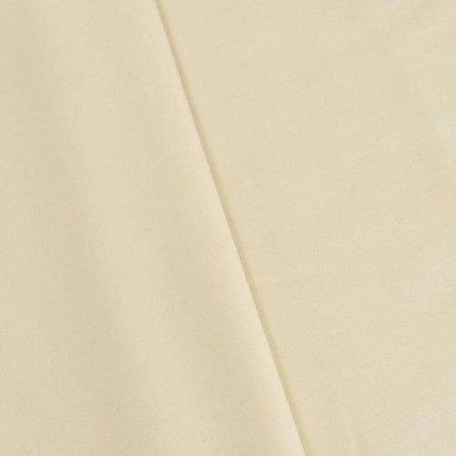 Creamy Ivory Wool Blend Twill Suiting APS00389